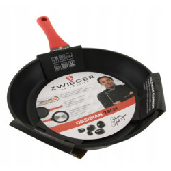 Patelnia tradycyjna Zwieger Obsidian 28 cm Nieprzywierająca powłoka