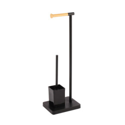 STOJAK NA PAPIER TOALETOWY LOFT METALOWY   SZCZOTKA DO WC 23X18X69.5 CM