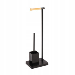 STOJAK NA PAPIER TOALETOWY LOFT METALOWY   SZCZOTKA DO WC 23X18X69.5 CM