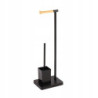 STOJAK NA PAPIER TOALETOWY LOFT METALOWY   SZCZOTKA DO WC 23X18X69.5 CM