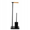 STOJAK NA PAPIER TOALETOWY LOFT METALOWY   SZCZOTKA DO WC 23X18X69.5 CM