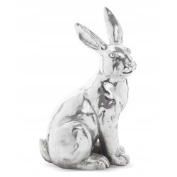 Figurka królik srebrny 31x20x13.5