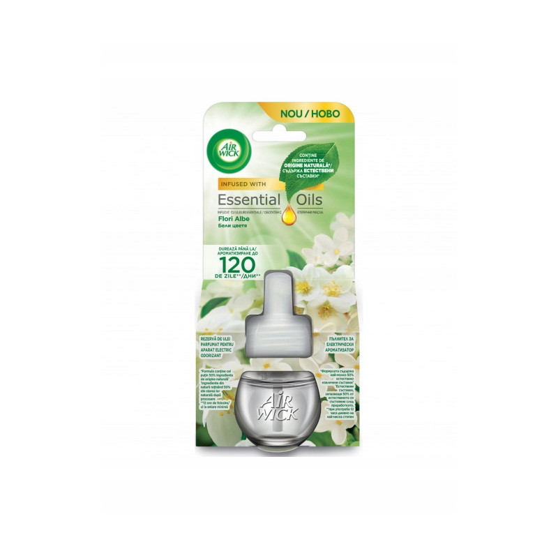 AIR WICK ELECTRIC WKŁAD 19ml. BIAŁE KWIATY