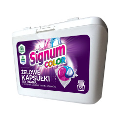 Kapsułki do prania żelowe Signum 35szt kolor