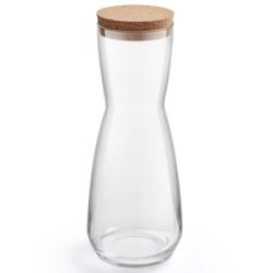 KARAFKA SZKLANA Z KORKIEM 1.1L