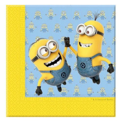 Serwetki MINIONKI 33x33 cm 20 szt.