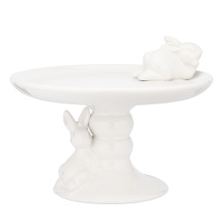 Patera Zajączek wielkanocny talerz na ciasto babeczki Altom Design 20 cm