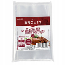 Woreczki Foliowe Do Szynkowaru 1,5kg 16x32cm 20 Sztuk BROWIN
