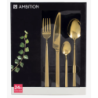 ZŁOTE SZTUĆCE 24EL 6 OSÓB AMBITION GOLD