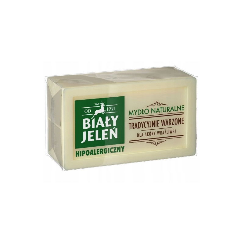 Biały Jeleń Mydło naturalne 150g do skóry wrażliwej