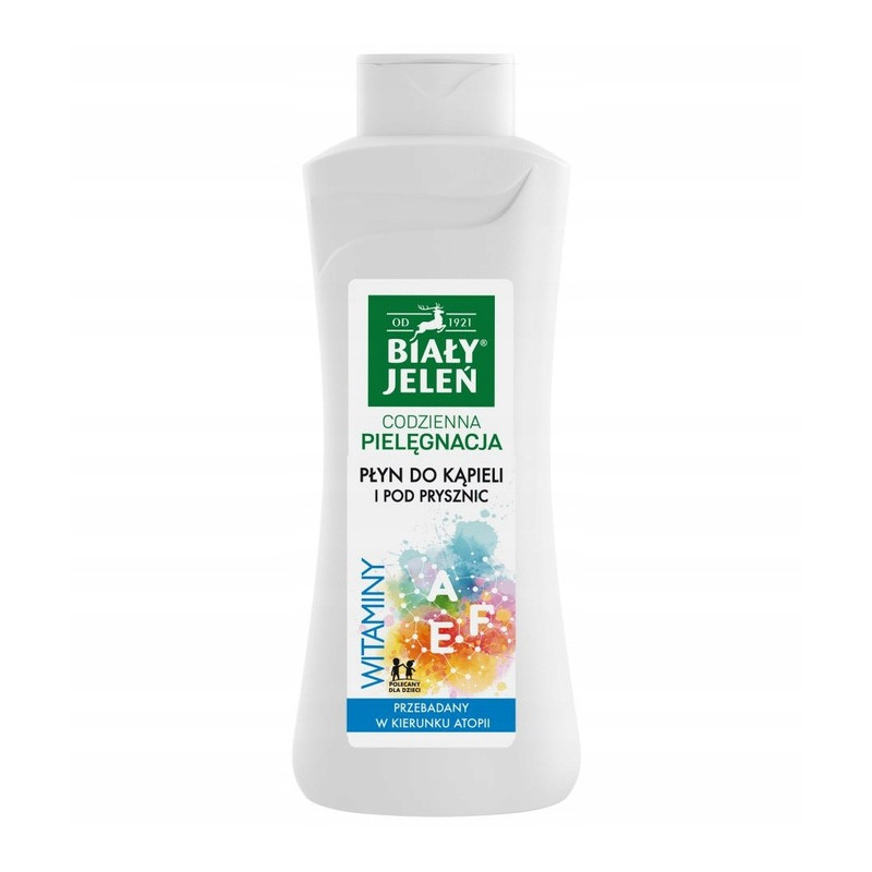 Biały Jeleń płyn do kąpieli i pod prysznic z witaminami AEF 750ml