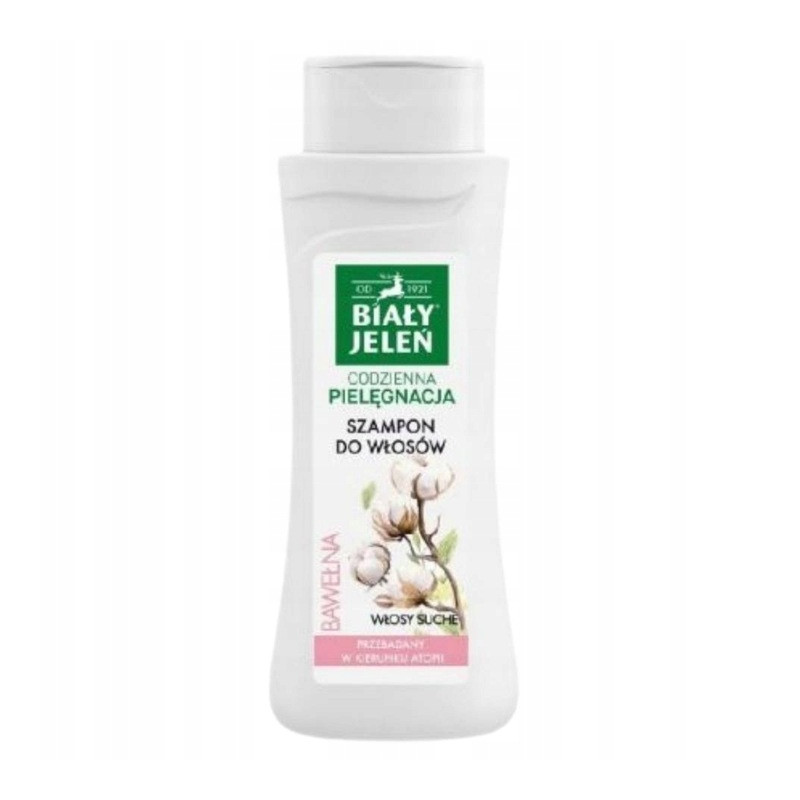 BIAŁY JELEŃ SZAMPON DO WŁOSÓW BAWEŁNA 300 ML