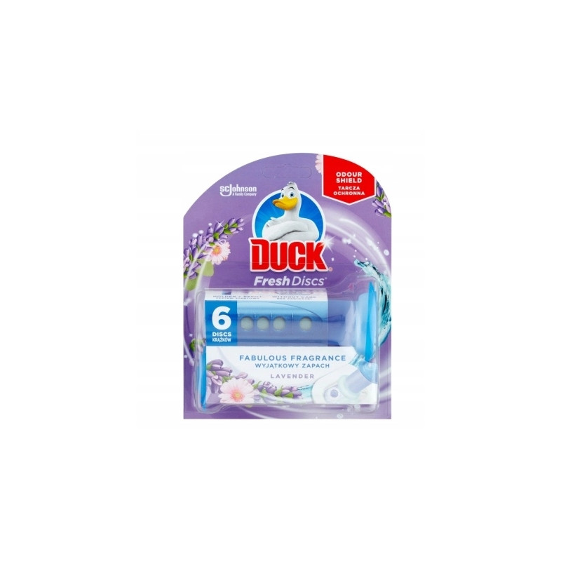 Duck Fresh Discs, Żelowy krążek do WC lawenda 36ml