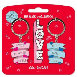 ZESTAW BRELOCZKÓW DLA DWOJGA LOVE