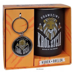 KUBEK KRÓL ŻYCIA BRELOCZEK NA PREZENT