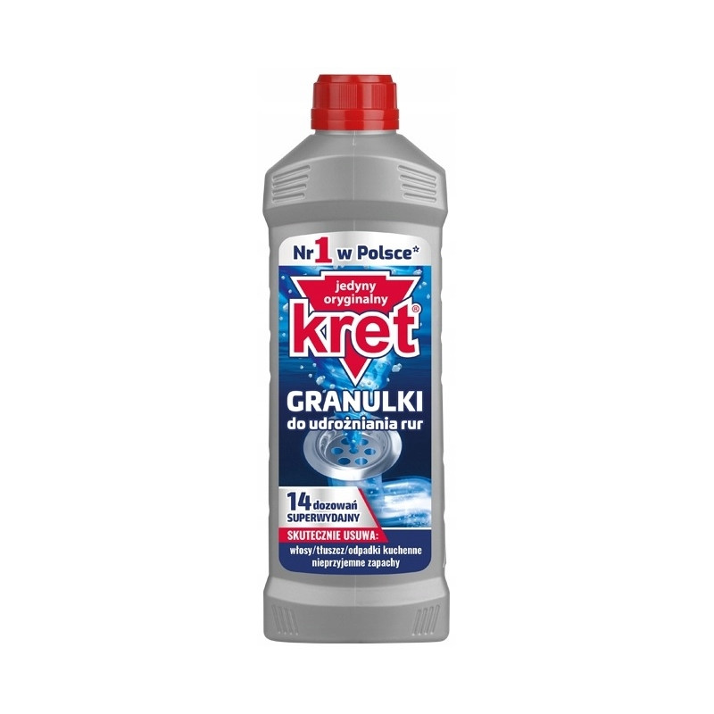 KRET Udrażniacz do rur w granulkach, 560 g