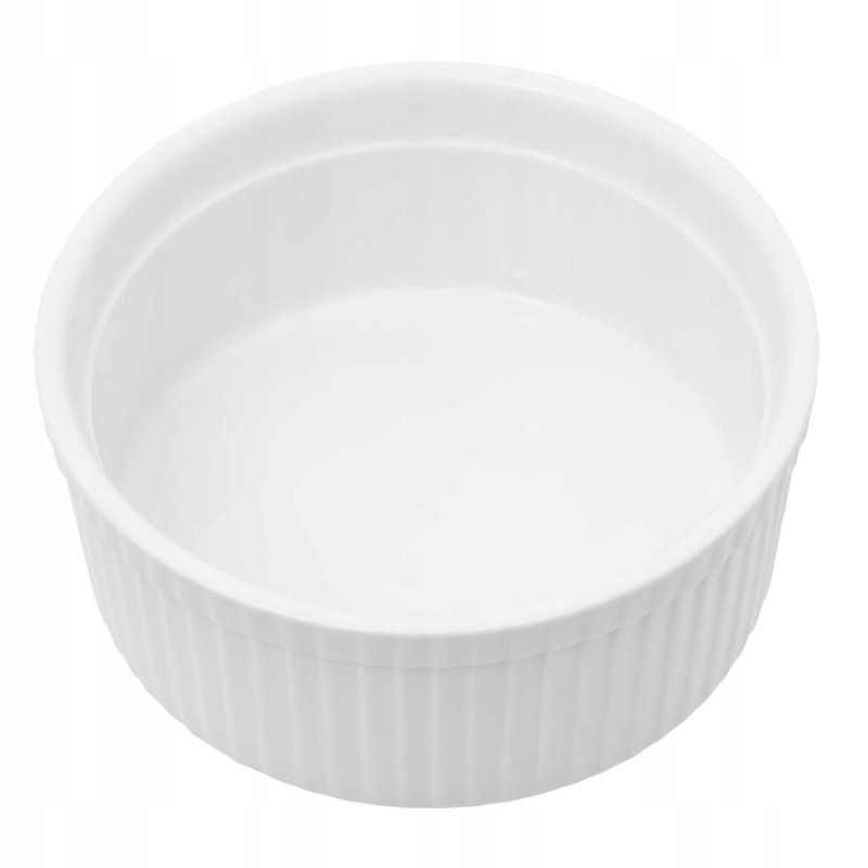 MISKA MISA MISECZKA KUCHENNA KOKILKA PORCELANOWA NA PRZEKĄSKI BIAŁA