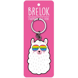 BRELOCZEK TĘCZOWA OWCA RAINBOW