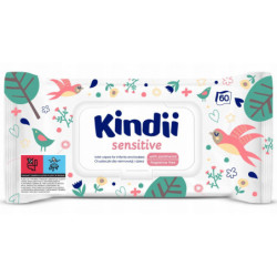 Chusteczki nawilżane Kindii Sensitive 60szt