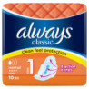 Always Classic Normal Podpaski ze skrzydełkami, 10 sztuk