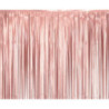 Kurtyna matowa B&C różowo-złota, 100x200 cm