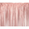 Kurtyna matowa B&C różowo-złota, 100x200 cm