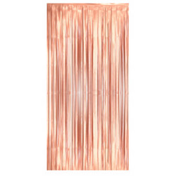 Kurtyna matowa B&C różowo-złota, 100x200 cm