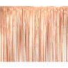 Kurtyna matowa B&C różowo-złota, 100x200 cm
