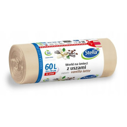 WORKI NA ŚMIECI PACHNĄCE 60L 16SZT VANILLA LATTE