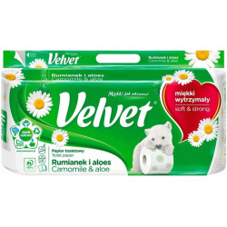 Papier toaletowy VELVET Rumianek 3 warstwy 8szt.