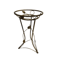 KWIETNIK KUTY METALOWY 52CM STARE ZŁOTO