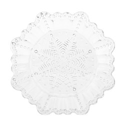 TALERZ ŚNIEŻYNKA ŚR. 18 CM