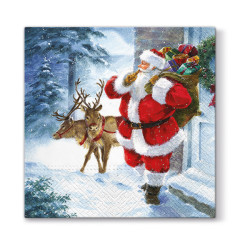 Serwetki papierowe świąteczne PAW SANTA IS COMING