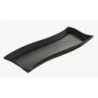 Półmisek Salsa Fala 26 x 10 cm czarny AMBITION