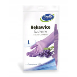 Rękawice kuchenne STELLA, zapach lawendy, rozmiar L