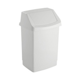 KOSZ UCHYLNY CLICK IT 25L BIAŁY