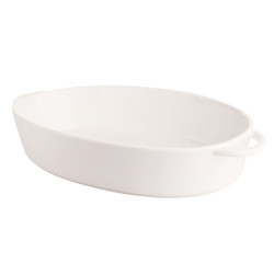 REGULAR NACZYNIE OWALNE 31 x 19 x 5.5 CM 1.3 L PORCELANA KREMOWA