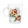 Kubek do kawy i herbaty szklany Altom Design Atena Anemon 420 ml