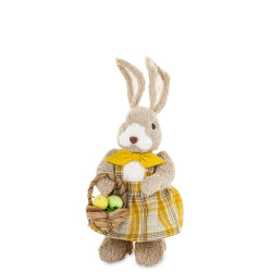 FIGURKA KRÓLIK natura natural 28cm