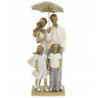 Figurka Rodzina pod parasolem 38x16x10,5