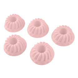 Foremki silikonowe do pieczenia Altom Design Babeczki różowe 7 cm, 5 szt.