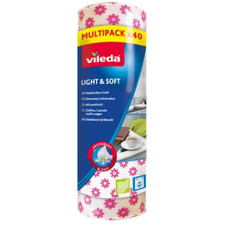 Ściereczka uniwersalna Light&Soft rolka 40 szt.