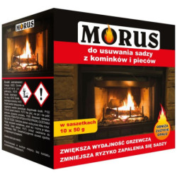 MORUS PROSZEK DO USUWANIA SADZY Z KOMINKÓWM PIECÓW