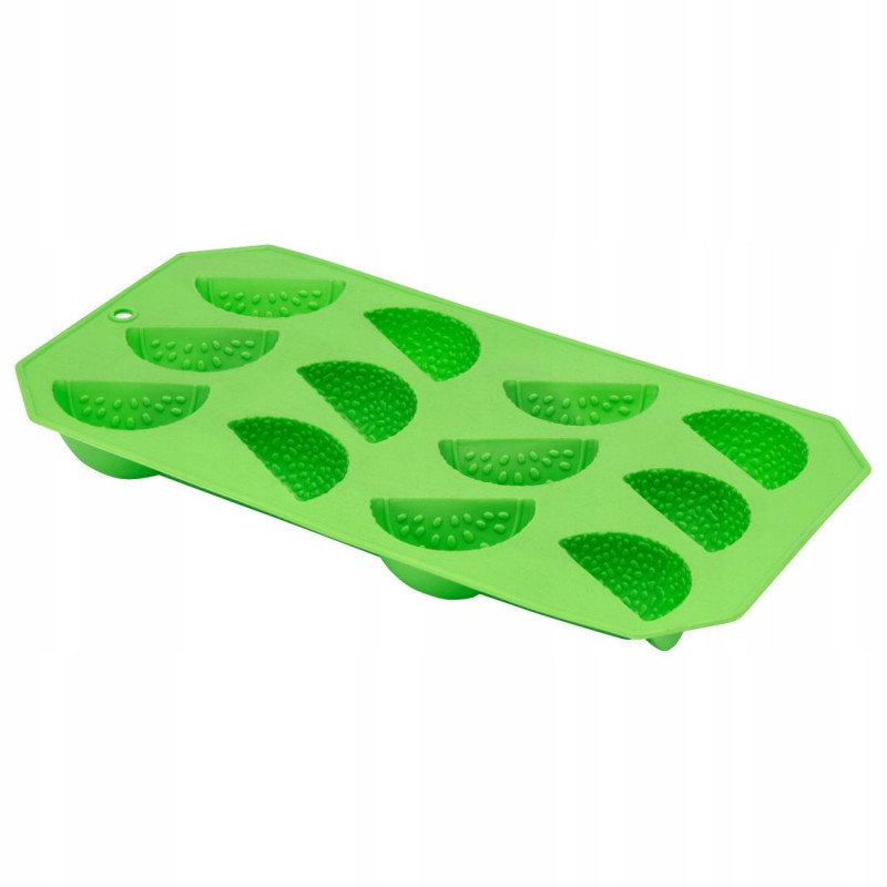 Foremka do lodu silikonowa Altom Design limonki zielona 22 cm
