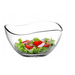 Szklana salaterka miska na sałatkę przekąski falowana Altom Design 21 cm
