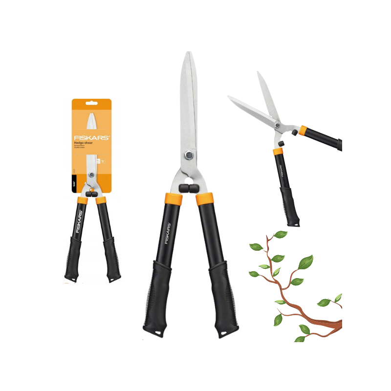 FISKARS NOŻYCE SEKATOR NOŻYCOWY DO ZYWOPŁOTU GAŁĘZI KRZEWÓW HS21 ORYGINALNY