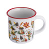 KUBEK CERAMICZNY Z WYWINIĘTYM RANTEM 320 ML DEK. JESIEŃ 1