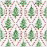 Serwetki dekoracyjne 33×33 – wzór Candy Cane Forest