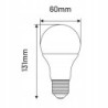 LED A60 E27 15W BULB 1500lm 3000K INQ