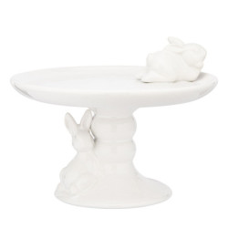 Patera Zajączek wielkanocny talerz na ciasto babeczki Altom Design 20 cm